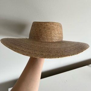 Lack Of Color wide Palma straw hat. Size small/medium.